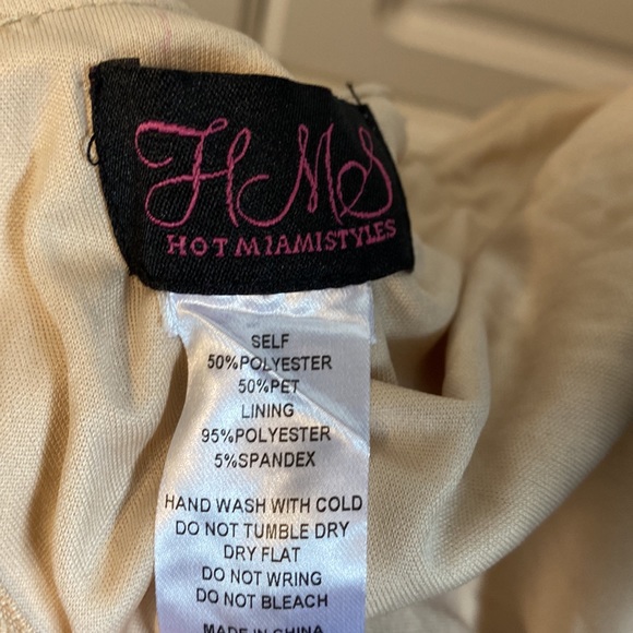 Hot Miami Styles Gold sequin beaded dress large - Picture 11 of 13